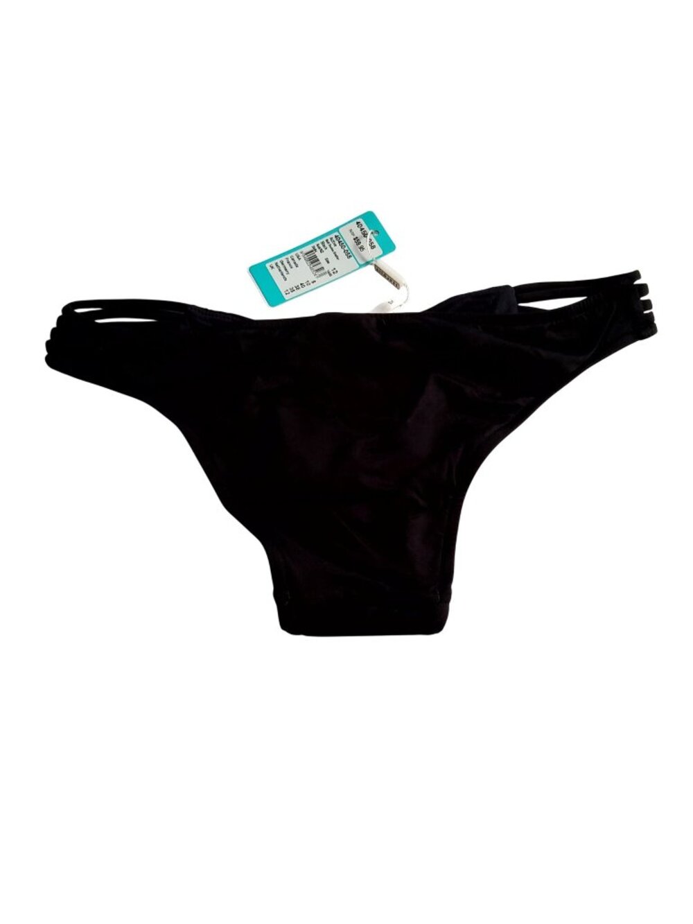 Seafolly Womens Black Bikini  Side strap detailing Size 12 Nylon & Elastane